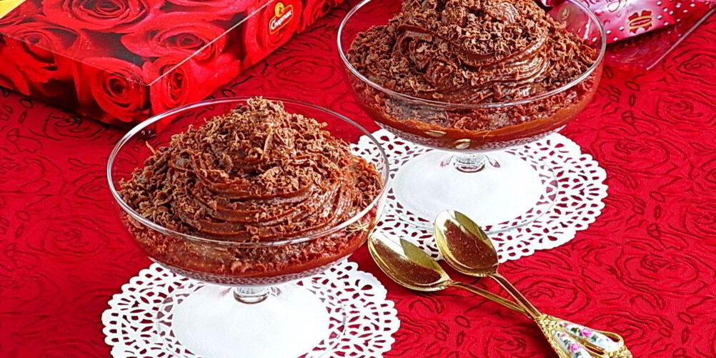 Рецепт шоколадна-молочного мусс