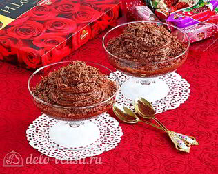 Шоколадно-молочный мусс