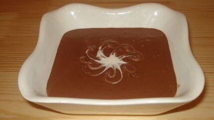 Шоколадно-яичный мусс