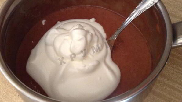 шоколадный крем мусс