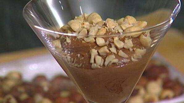 шоколадный мусс с фундуком