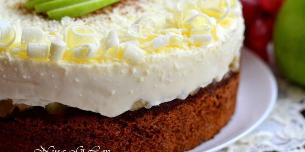 Рецепт торта-мусса медово-яблочный