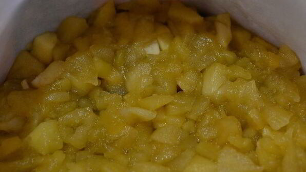 торт-мусс медово-яблочный