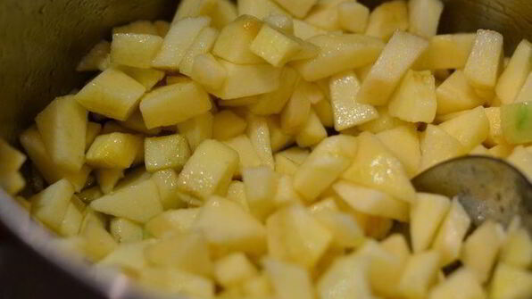 торт-мусс медово-яблочный