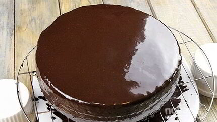 Торт-мусс Тирамису с зеркальной глазурью