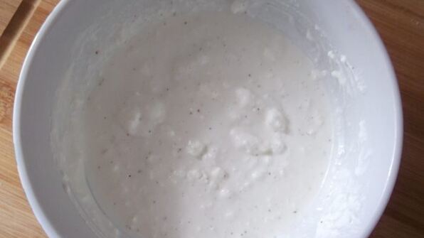 творожный мусс с грушей