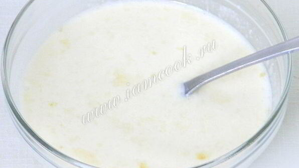 панна котта с красной смородиной