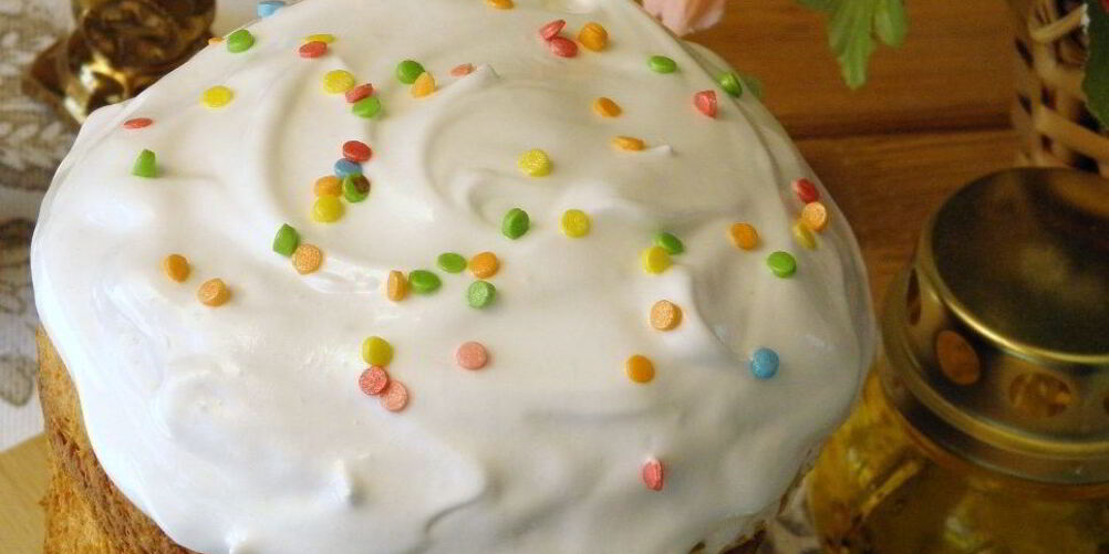 Рецепт глазури для кулича белковая