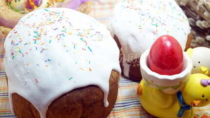 Кулич пасхальный Маковый