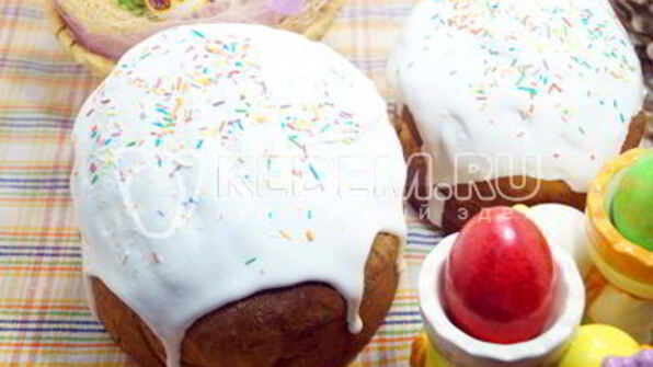 кулич пасхальный маковый