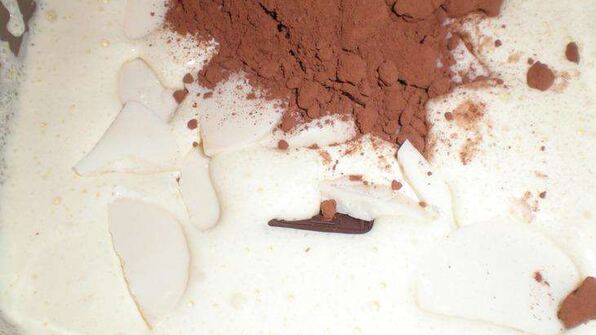 кулич шоколадный на желтках