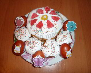 Нежный Кулич к Пасхе