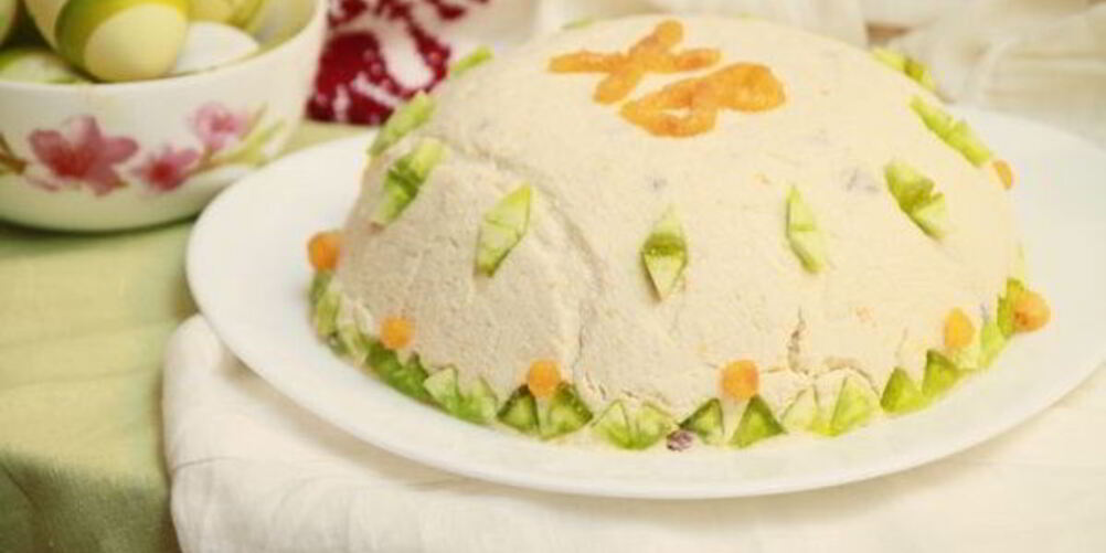 Рецепт пасхи со сметаной и маслом
