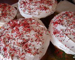 Пасха со взбитыми белками