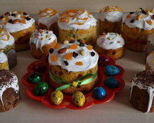 Пасхальный кулич-бриошь