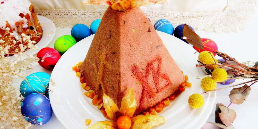 Рецепт шоколадной заварной пасхи