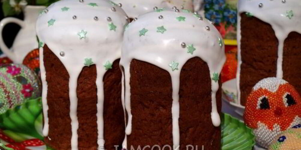 Рецепт шоколадного кулича