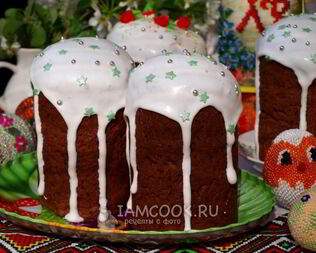 Шоколадный кулич