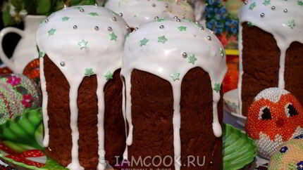 Шоколадный кулич