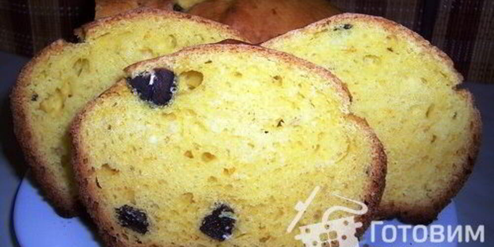 Рецепт сладкого кулича с апельсиновой ноткой