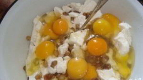 творожная пасха со сгущенкой