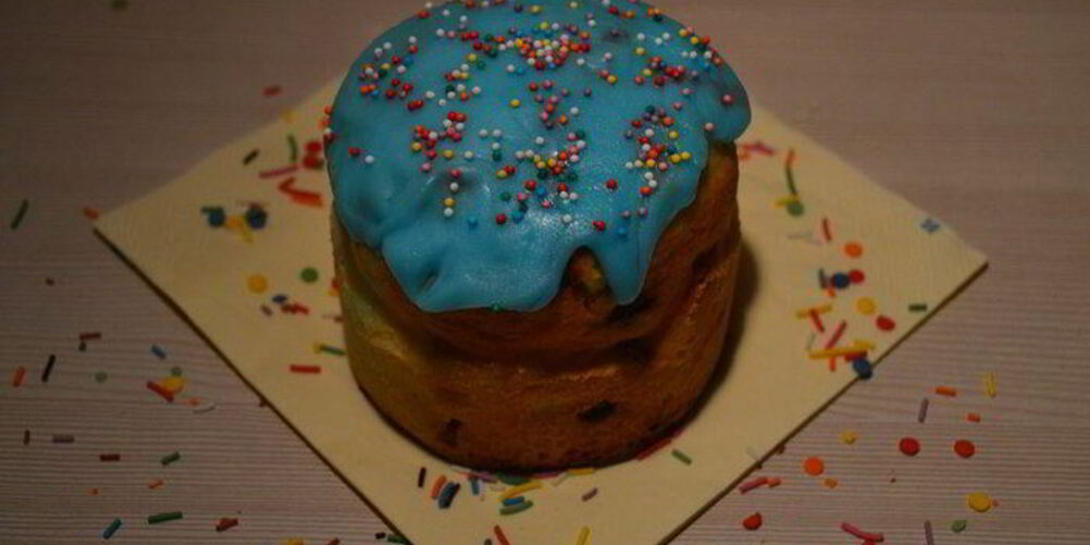 Рецепт творожного бездрожжевого кулича