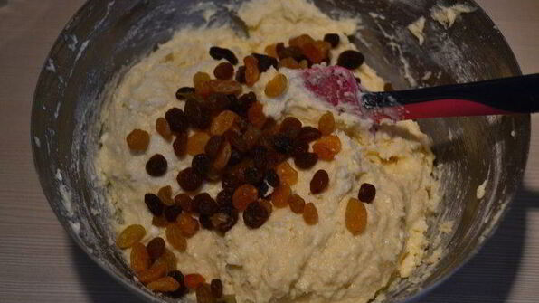 творожный бездрожжевой кулич