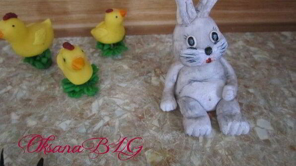 украшение на пасхальный торт