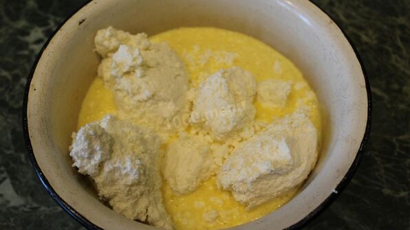 ванильно шоколадная полосатая заварная пасха