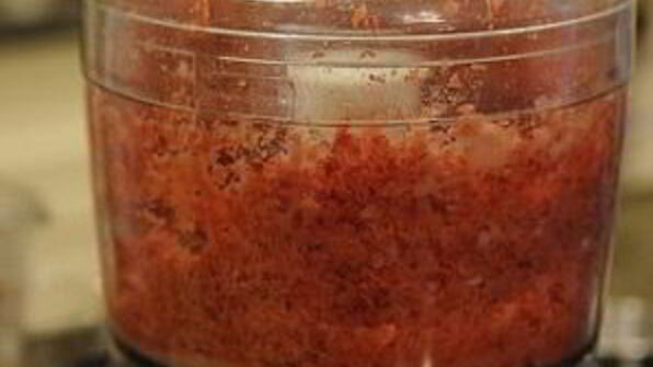 клубничный щербет