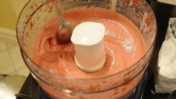 клубничный щербет