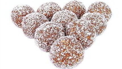 Шоколадные трюфели с карри и манго