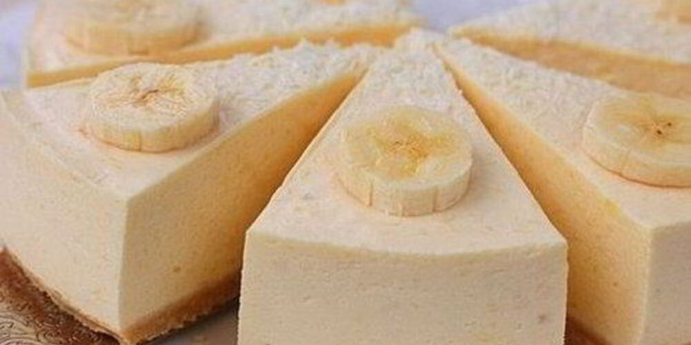 Рецепт бананового чизкейка с сырным суфле