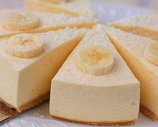 Банановый чизкейк с сырным суфле