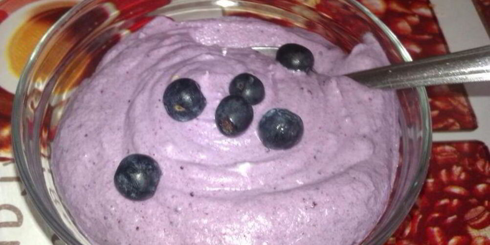 Рецепт черничного суфле