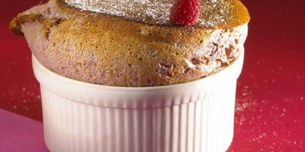 Рецепт грушева-малинового суфле