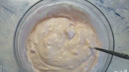 Йогуртовое суфле для торта