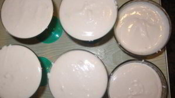 клубнично-йогуртовое суфле