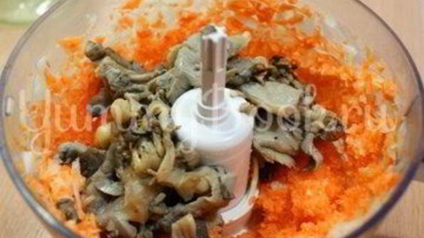 курино-грибное суфле