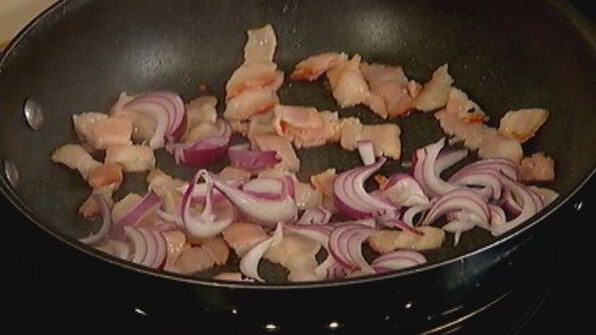 овощное суфле с беконом