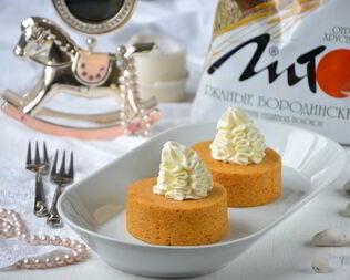 Пряное тыквенное суфле с отрубями