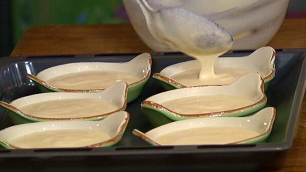 сливочное суфле с красной икрой