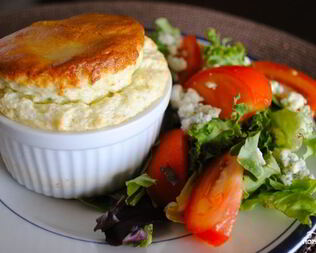 Суфле из голубого сыра