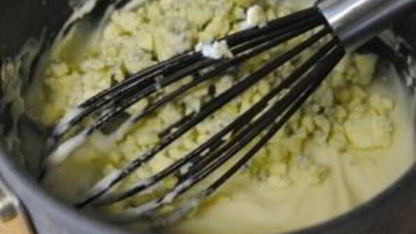 суфле из голубого сыра