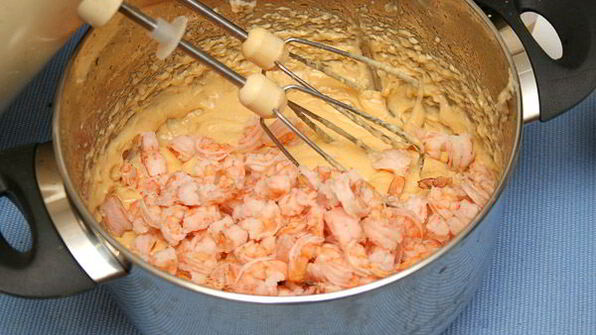 суфле с креветками