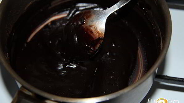 суфле творожно-банановое с шоколадом