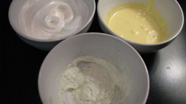 творожное суфле с лаймом