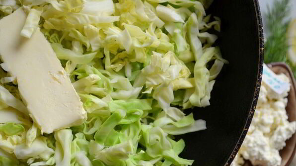 творожное суфле со свежей капустой