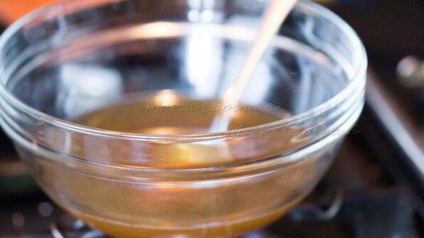 апельсиновый тирамису с мятным сиропом