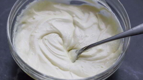 апельсиновый тирамису с мятным сиропом